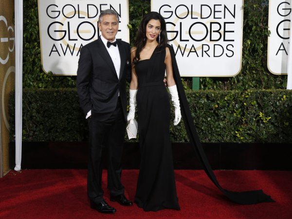 Джордж Клуни и Амал. Снимка: Reuters