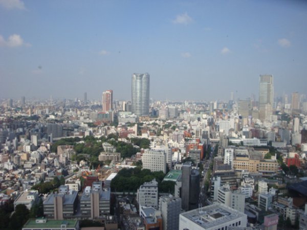 Гледката от Tokyo Tower - най-високата постройка в Токио.